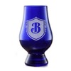 Engraved Blue Glencairn Whisky Glass With Crest (Single 1)