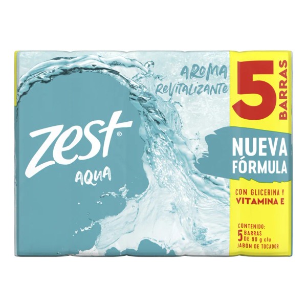 ZEST Jabn en Barra Aqua, para una piel visiblemente saludable
