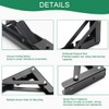 Folding Shelf Brackets, 2 Pcs Heavy Duty 304 Stainless Steel