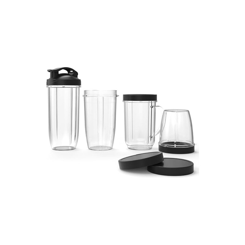 Replacement Blender Cup with Lids, Ganiza Blender Replacement Parts, with