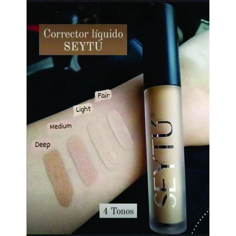Paquete Seytu Maquillaje Bas Liquida+corrector+polvocompacto