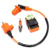 Ignition Coil Spark Plug CDI Box Kit Replacement for GY6