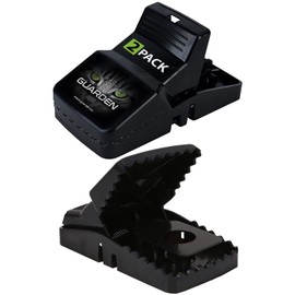 Rat Traps Indoor (2 Pack) Catch Rats, Mice, and Voles Fast with These Simple to Bait, Safe to Set, Non Electric Rat Trap for Home, Yard, and Barn