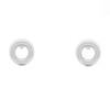 Boma Jewelry Sterling Silver Open Circle Stud Earrings (Silver)