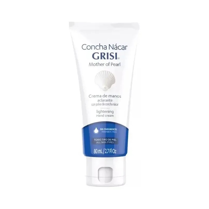 Crema Aclarante Para Manos Día noche 80ml Concha Nácar Grisi