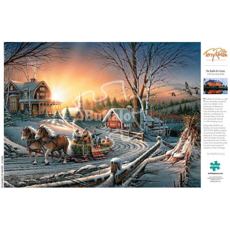 Buffalo Games - Terry Redlin - The Pleasures of Winter