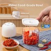 Wireless Mini Food Chopper, 350ml Cordless Food Processor w/ 6