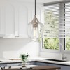 VONLUCE Pendant Lights Kitchen Island, Brushed Nickel Pendant Light Fixtures