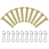 Angoily 20 Pieces/Set Shear Pins and Cotter Pins Compatible with