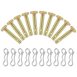 Angoily 20 Pieces/Set Shear Pins and Cotter Pins Compatible with Snow Blowers Replacement