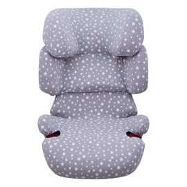 Car seat Cover for Children Cybex Solution X2 FIX JANABEBE (White Star)