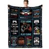 Gamer Soft Comfortable Travel Blanket for Video Game Lovers, Gamer