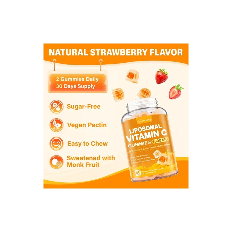 Gomitas Liposomales Vitamina 1000mg Tcemundry Unidades