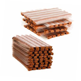 iplusmile 60pcs Car Tubeless Seal Strip Tire Repair Tool Kit Butyl Gum Natural Quick Puncture Fix Flexible Essential for Automotive Use