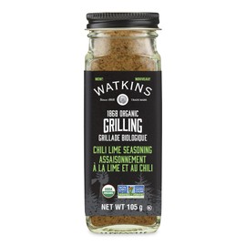 Watkins Gourmet Organic Grilling, Chili Lime Seasoning, Non-GMO, Kosher, 105 g