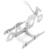 Stainless Steel Chicken Stand Removable Portable MotorcycleShape BBQ Roaster Stand
