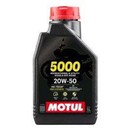 Aceite Moto 4t 5000 20w50 Semi sintético Motul 1l