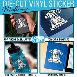 (3Pcs) OMG You Guys That's Not What I Said Jesus Sticker Waterproof Die-Cut Vinyl Sticker for Laptop Water Bottle Phone Car Decal Gifts for Her Him 2 Inches