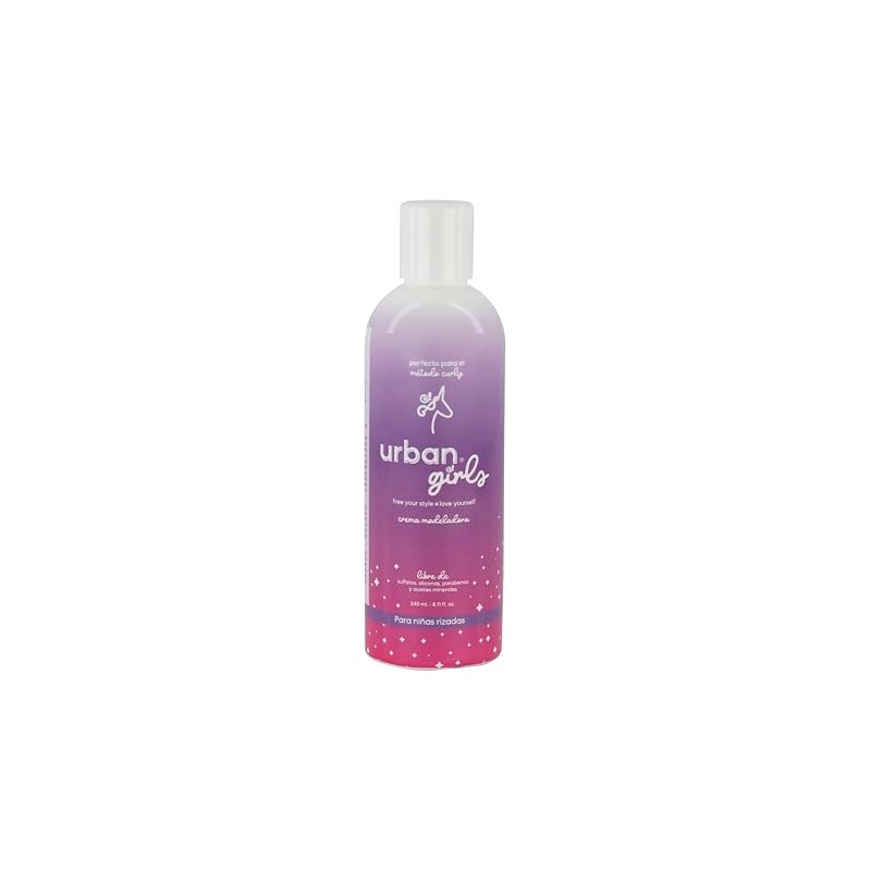 URBAN CURLS Crema Moldeadora para Niñas Cabello Rizado 240 ml