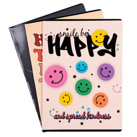 gimboo Exercise Book / Format A4 32/32 Sheets Squared / Mixed Pack of 3 - 3 Pieces / Pack of Assorted Designs / for Children for School Enrolment for Primary School Students / with Margin / White