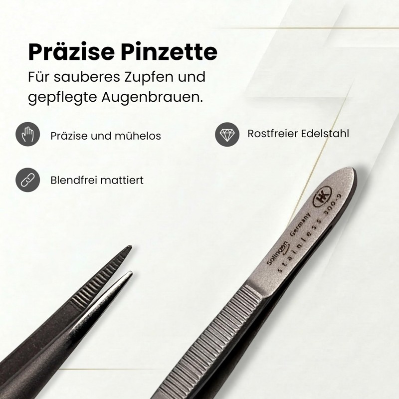 HK Manicure by Hans Kniebes - 8 cm pointed tweezers