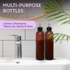 BRIGHTFROM Twist Top Applicator Bottles, 8 OZ, Squeeze Empty Plastic