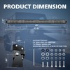 4WDKING LED Light Bar 40 inch IP68&IP69K Waterproof Dual Row