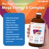 LIQUIDHEALTH Mega Energy Methylated B-Complex, Adult Liquid Vitamin Supplement -