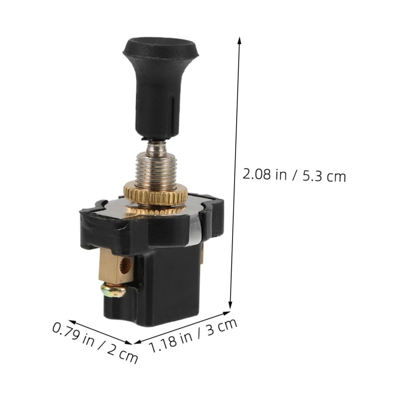 ULTECHNOVO 2pcs Headlight Switch Knob Pull Switch Light Fixture for