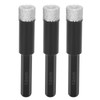 3Pcs Vaccum Brazed Diamonds Dry Tile Drill Bits Marble Granite