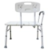 Unbranded 330LBS Shower Chair Seat Bath Stool Padded Height Adjustable