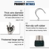 Hangers Clips,Stainless Hooks for Closet Hooks,Laundry Hanging Hooks,Travel Portable Clothes,Boot