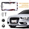 American Flag License Plate Frame Holder - 2 Pack Universal