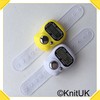 KnitUK Tally Counter - LCD (Finger-Held). Pack of 2. White