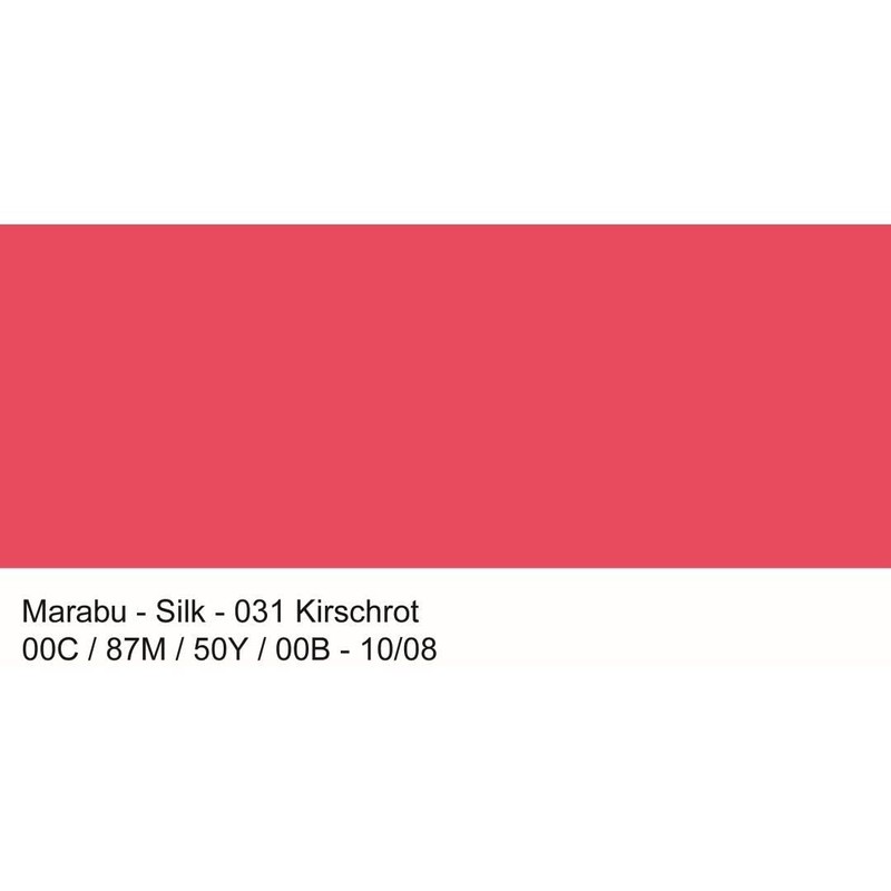 Marabu Silk Paint 50ml - 031 Cherry Red