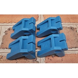OX Blue Line Blocks Set of 4pcs Heavy Duty Rubber