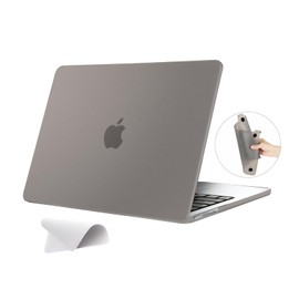 eleger Non-Rigid Case Compatible with MacBook Air 13 Inch M5 A3449 M4 A3240 M3 A3113 M2 A2681 Edition 2026 2025 2024 2022, Shatterproof Case for Mac Air 13.6 inch, Matte Black