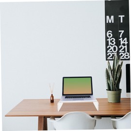 Operitacx Elevated Monitor Stand Acrylic Computer Riser Acrylic Laptop Stand Desk Organizer Posture Improvement Eye-level Screen