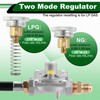 Natural Gas/Propane Grill Conversion Kits, Pressure Regulator Valve with Orifice
