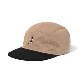 Clakllie Snapback 5 Panel Hat Breathable Mesh Trucker Hats Summer Sports Running Hats Cooling Umpire Baseball Cap,Khaki