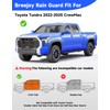 Breejoy in-Channel Window Rain Guards Fit for Toyota Tundra 2022