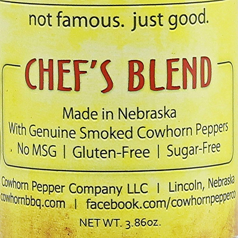 3.86 oz Pepper Company Chef's Blend Seasoning Made with Genuine