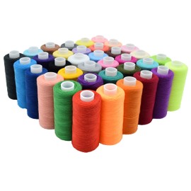Sewing Threads Kits, 36 Colors Polyester 400 Yards Per Spools for Hand Sewing,Embroidery,Travel and DIY