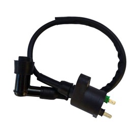 REBEKAMODS Motorcycle Ignition Coil, 125cc Dirt Bike Ignition Coil, Compatible with GY6 Chinese 50cc 90cc 110cc ATV Dirt Bike (2 Wire Single Bolt)