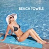 Chamgeco Microfiber Sand Free Beach Towel, Large Quick Dry Pool