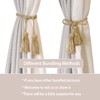 Curtain Tiebacks Curtain Tiebacks Rope Tassel Curtain Holdbacks Silver Gold