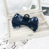 Burnaby Navy Nuarif Layered Ribbon Pincer Pin / 버나비 네이비