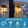 Motion Sensor Outdoor Wall Lights Fixture, Advanced Dusk to Dawn