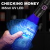 ULTRAFIRE Powerful 365nm UV Flashlight - Rechargeable LED Blacklight, Multi-Functional