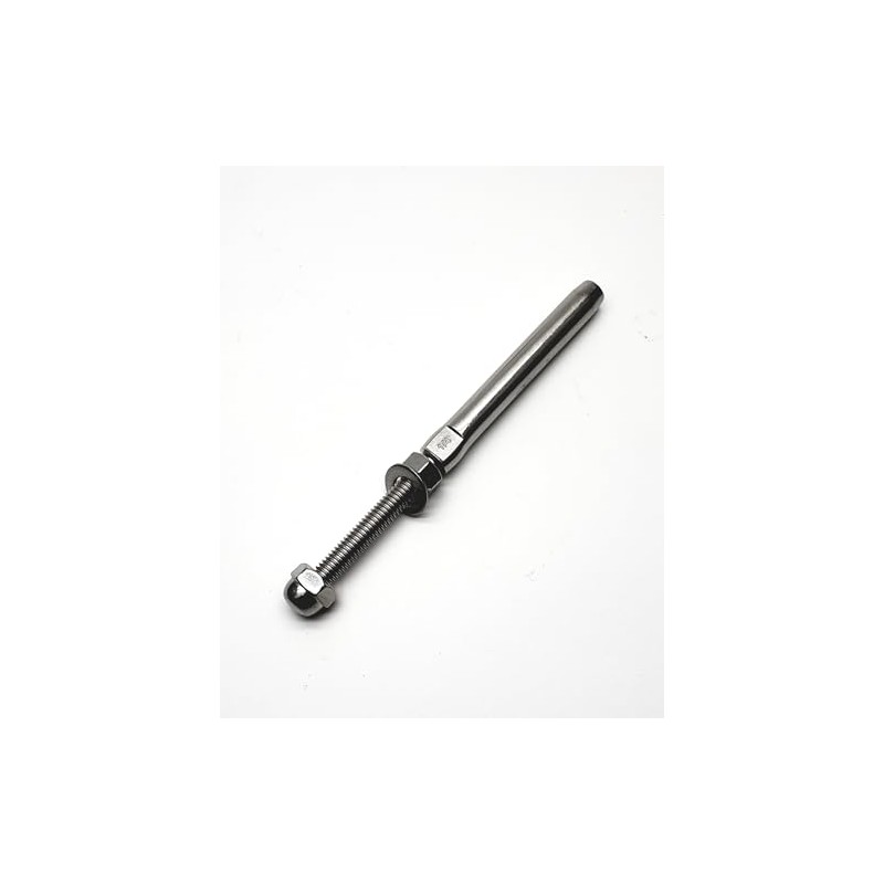 1/4" Cable Railing, Hand Swage Threaded Stud Tension End Fitting